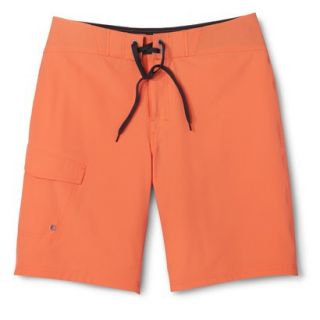 Mossimo Supply Co. Mens 11 Neon Orange Boardshort   Orange 34