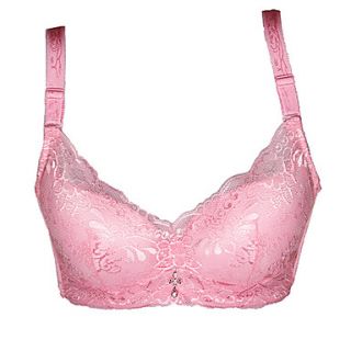 Jacquard Blossom Lace Push up Bra