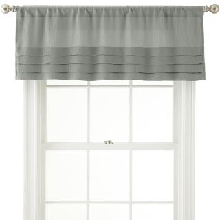 ROYAL VELVET Ally Tailored Pleated Valance, Mineral Sage