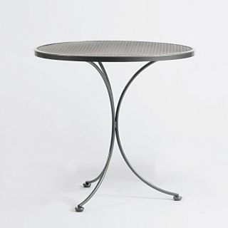Woodard Avalon 30 in. Round Bistro Table with Mesh Top   190134 52