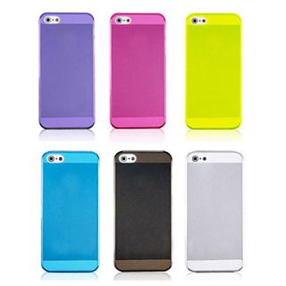 Joyland Solid Color Transparent TPU Soft Back Case for iPhone 5/5S(Assorted Color)