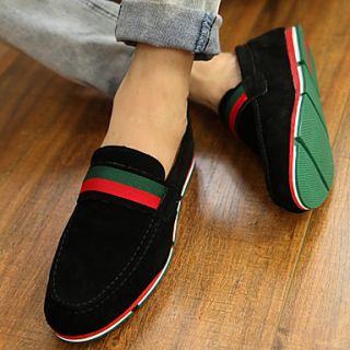 Mens Leather Flat Heel Comfort Loafers Shoes(More Colors)