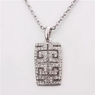 Fashionable Gold Plated(Or Platinum Plated) With Rhinestone Womens Necklace