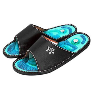 Summer Slippers Massage Slipper Foot Care Leather Slippers