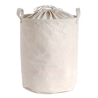 Traditional Beige Linen Storage Bag