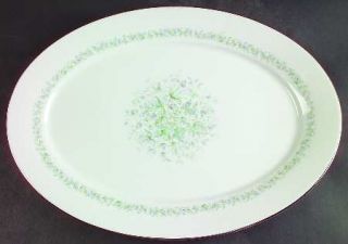 Oxford (Div of Lenox) Meadowlark 16 Oval Serving Platter, Fine China Dinnerware