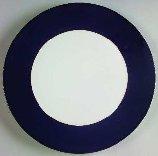 Pagnossin Spa Cobalt (Coupe) Dinner Plate, Fine China Dinnerware   Cobalt Band,B