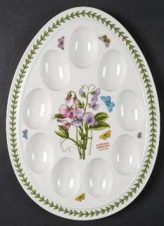 Portmeirion Botanic Garden Deviled Egg Plate, Fine China Dinnerware   Various Pl