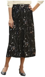 Willow blossom Crinkle rayon Skirt