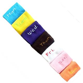 Womens Casual Weekly Cotton Socks