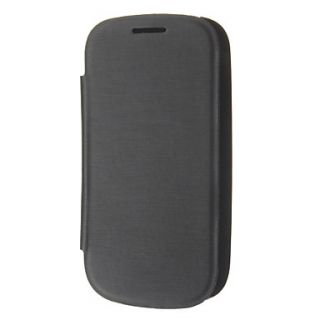 PU Leather Face and Plastic Battery Cover for Samsung Galaxy S3 Mini I8190
