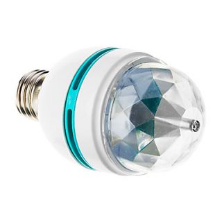 E27 3W 210LM RGB Light LED Globe Bulb (85 265V)