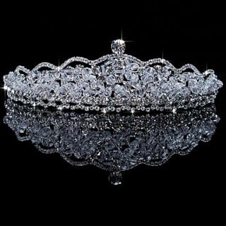 Gorgeous Alloy With Czech Rhinestones Wedding Tiara