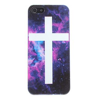 Luminous Cross Pattern PC Material Hard Case for iPhone 5/5S