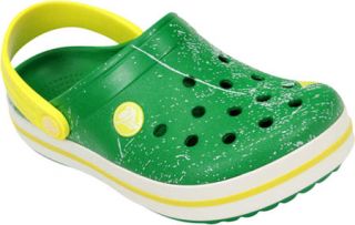 Childrens Crocs Crocband Brazil Clog   Kelly Green/Burst Casual Shoes