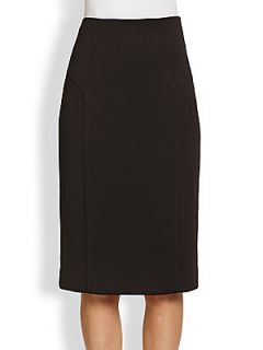 MILLY Pencil Skirt   Black