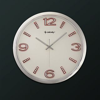 15.75H Large Size Mute Wall Clock With Jewelry Decoration