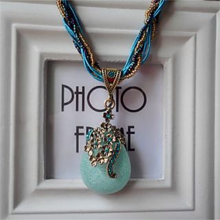 Daphne Bohemian Style Elegant Sapphire Necklace(Screen Color)