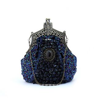 Freya WomenS Fashion Exquisite Beeded Purses(Dark Blue)