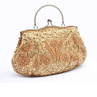Freya WomenS Fashion Handmade Beaded Bag(Gold)