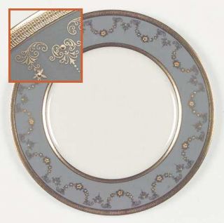 Lenox China Westport Dinner Plate, Fine China Dinnerware   Gold Encrusted Bands/