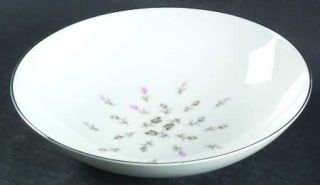 Sango Boutonniere Coupe Soup Bowl, Fine China Dinnerware   Tiny Rose Buds In Cen