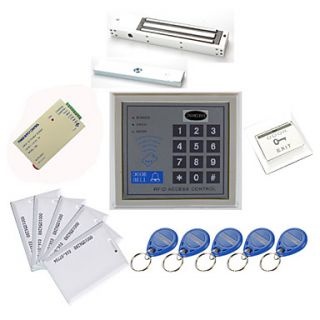 Stand Alone Access Controller Kits(Magnetic Lock 280Kg,10 EM ID Card,Power Supply)