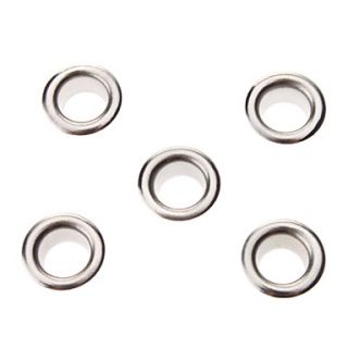 8mm Round Eyelets Silver Metal Rivet (Contain 100 Pics)