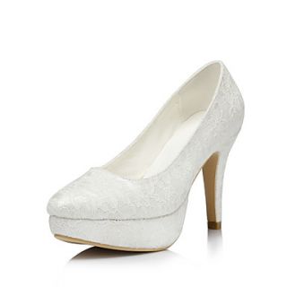 Lace Womens Wedding Stiletto Heel Platform Pumps/Heels Shoes(More Colors)