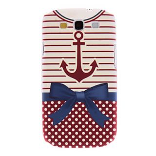 Matte Style Exquisite Bowknot Pattern Durable Hard Case for Samsung Galaxy S3 I9300