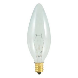 Bulbrite High Voltage B10 Candelabra Base Incandescent Light Bulb   16 pk.