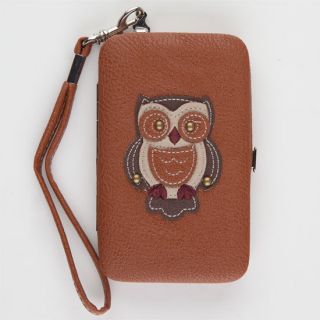 Owl Applique Iphone 4/4S Wallet Cognac One Size For Women 220559409