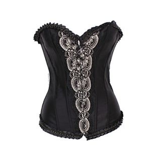 SEXYBABY Womens Sexy Slim Fit Corset (Black)