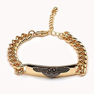 Shining Fashion Alloy Black Hawk Chain Bracelet (Screen Color)