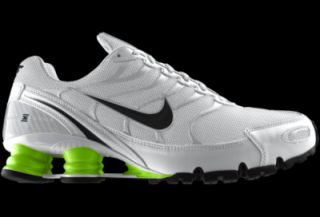 Nike Shox Turbo+ VI iD Custom Mens Running Shoes   White