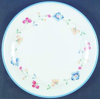 Savoir Vivre Summer Garden Dinner Plate, Fine China Dinnerware   Red,Blue&Yellow