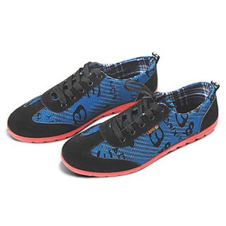 Fabric Mens Flat Heel Comfort Fashion Sneakers Shoes(More Color)