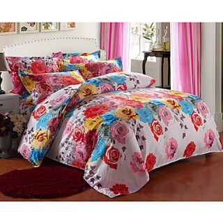 Flower Multi Color Bed Set Of Four SF00047