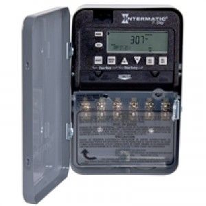 Intermatic ET1725C Timer, 20277V DPST 7 Day, 140 Weekly Operations Electronic Programmable Timer