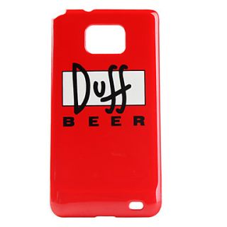 Duff Beer Pattern Hard Case for Samsung Galaxy S2 I9100