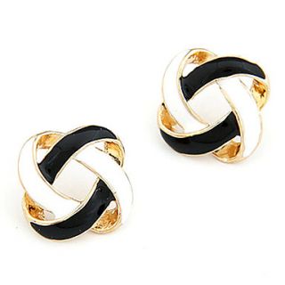 Simple Wild Korean Ear Jewelry Earrings Wound Ball Of Yarn E27