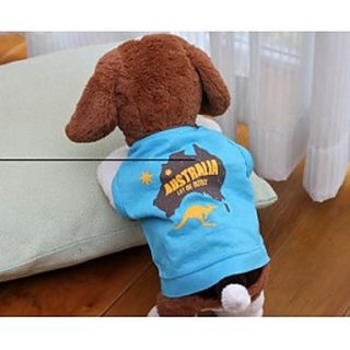 Petary Pets Cute Kangaroo Pattern Cotton T Shirt For Dog