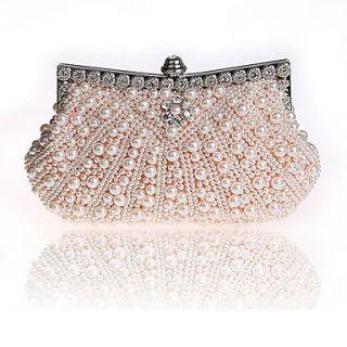 ONDY NewFashion Popular Bridal Beads Party Evening Bag (Champagne)