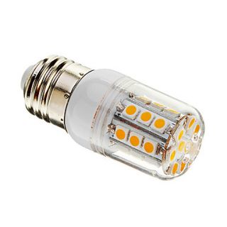 Dimmable E27 4W 30xSMD 5050 400LM 3000 3500K Warm White Light LED Corn Bulb(AC 110 130V)