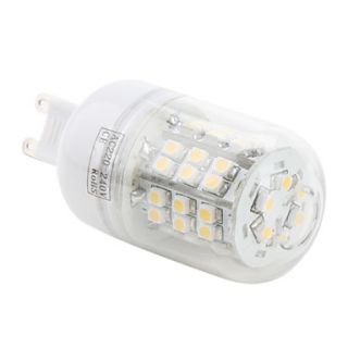 G9 48x3528 SMD 3W 150LM 3000 3500K Warm White Light LED Corn Bulb (230V)
