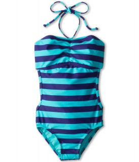 Roxy Kids Roxy Escape Drawstring Monokini Girls Swimsuits One Piece (Blue)
