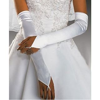Nice Satin Fingerless Elbow Length Wedding/Party Glove