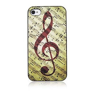 Music Note Back Case for iPhone 4/4S