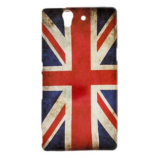UK Flag Pattern Protective Soft TPU Case Soft Case for Sony Xperia Z L36h