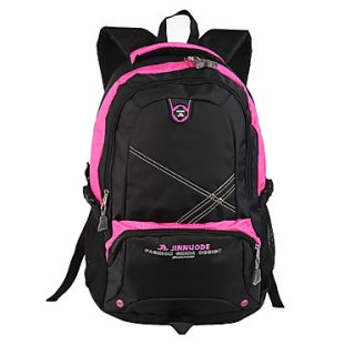 JINNUODE Stylish Waterproof Casual Travelling Laptop Backbag(Pink)1302